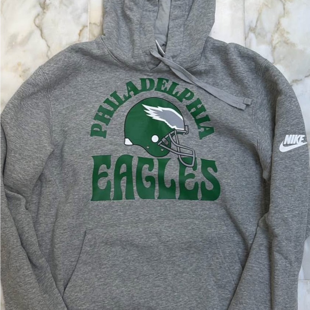 Nike Gray Philadelphia Eagles Hoodie